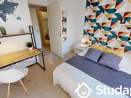 Studio à louer 755 € 1 pièce 1 chambre 8 m² 1er étage Part Dieu Lyon 3ème 69003