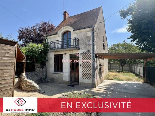 Maison à vendre 109 700 € 2 pièces 1 chambre 56 m² 195 m² de terrain Manthelan 37240
