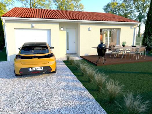 Terrain avec maison neuve à vendre 234 000 € 3 pièces 2 chambres 68 m² 414 m² de terrain Ouest Issoire 63500