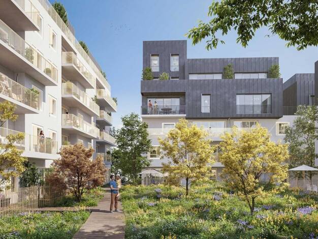 Appartement à vendre - neuf 405 000 € 4 pièces 3 chambres 79,7 m² 3ème étage Sembat Bègles 33130