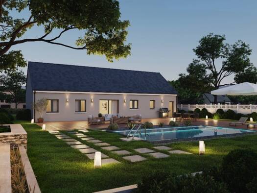 Terrain avec maison neuve à vendre 242 500 € 4 pièces 4 chambres 118 m² 1 360 m² de terrain Saint-Laurent 23000