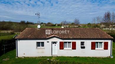 Maison de plain-pied à vendre 235 000 € 5 pièces 3 chambres 100 m² 857 m² de terrain Gironde sur Dropt 33190