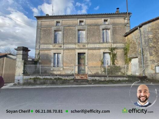Maison à vendre 79 900 € 4 pièces 2 chambres 83 m² 151 m² de terrain Foch Ruelle-sur-Touvre 16600