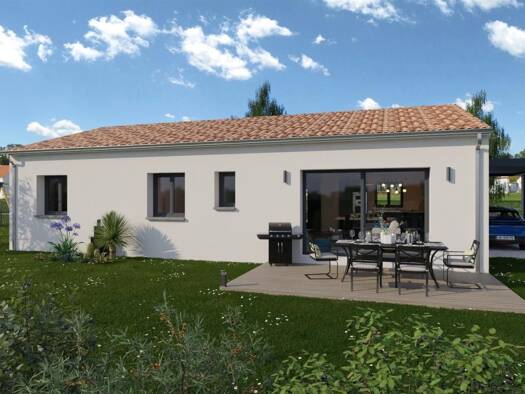 Terrain avec maison neuve à vendre 211 908 € 4 pièces 3 chambres 89,98 m² 650 m² de terrain Montech 82700