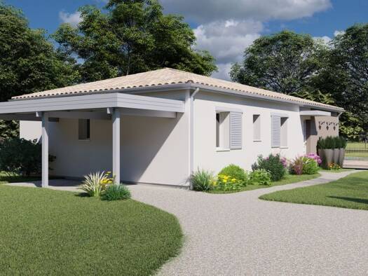 Terrain avec maison neuve à vendre 162 000 € 5 pièces 3 chambres 90 m² 800 m² de terrain Vertheuil 33180