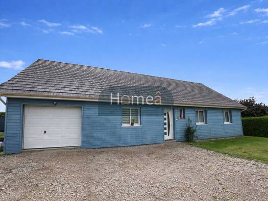 Maison de plain-pied à vendre 199 900 € 5 pièces 3 chambres 91,1 m² 682 m² de terrain Heugleville-sur-Scie 76720