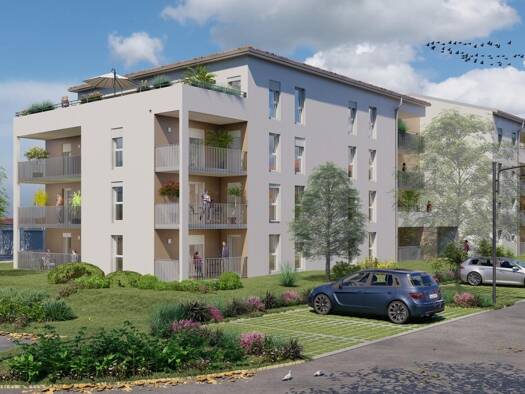 Appartement à vendre - neuf 191 000 € 3 pièces 2 chambres 66 m² RDC Pont-de-Vaux 01190