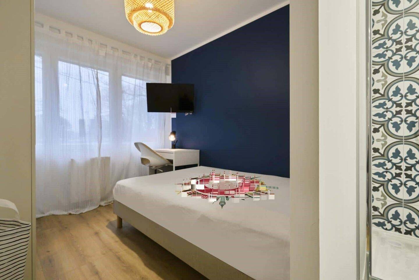 Chambre 1 - LOUISE MICHEL - Colocation — 1