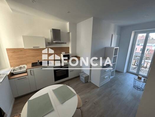 Appartement à louer 485 € 1 pièce 21,6 m² RDC dès le 09/04/2026 Centre Ville Valence 26000