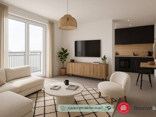 Appartement à vendre 302 560 € 3 pièces 58 m² 2ème étage Les Routes Toulon 83100