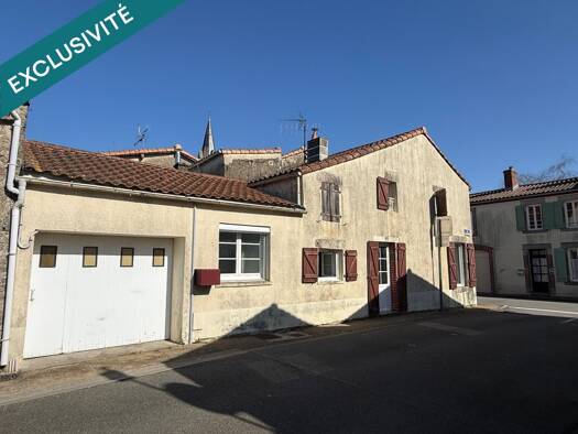Maison de ville à vendre 89 000 € 4 pièces 3 chambres 78 m² 92 m² de terrain Fougeré 85480