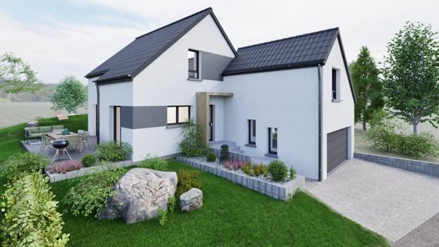 Terrain avec maison neuve à vendre 467 000 € Neugartheim-Ittlenheim 67370