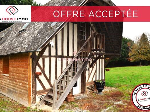 Maison à vendre 132 000 € 3 pièces 1 chambre 67 m² 1 500 m² de terrain Grand-Camp 27270