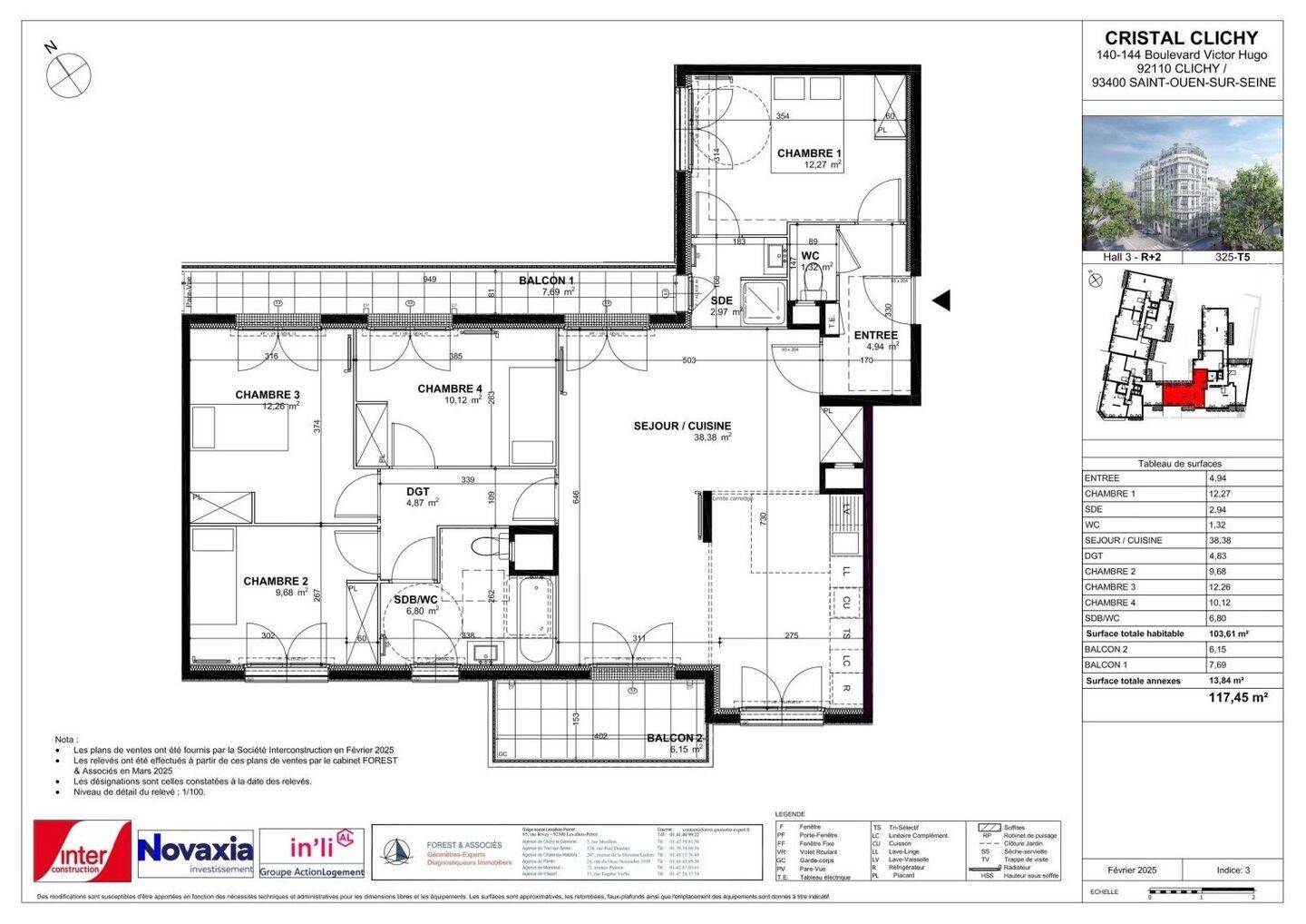 Maison à louer, 104m², CLICHY