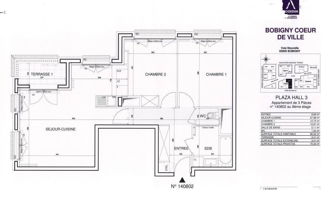 Maison à louer, 67m², BOBIGNY