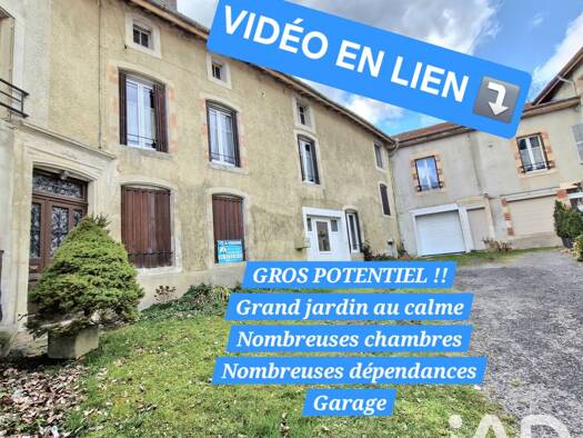 Maison à vendre 89 000 € 7 pièces 6 chambres 264 m² Vaucouleurs 55140