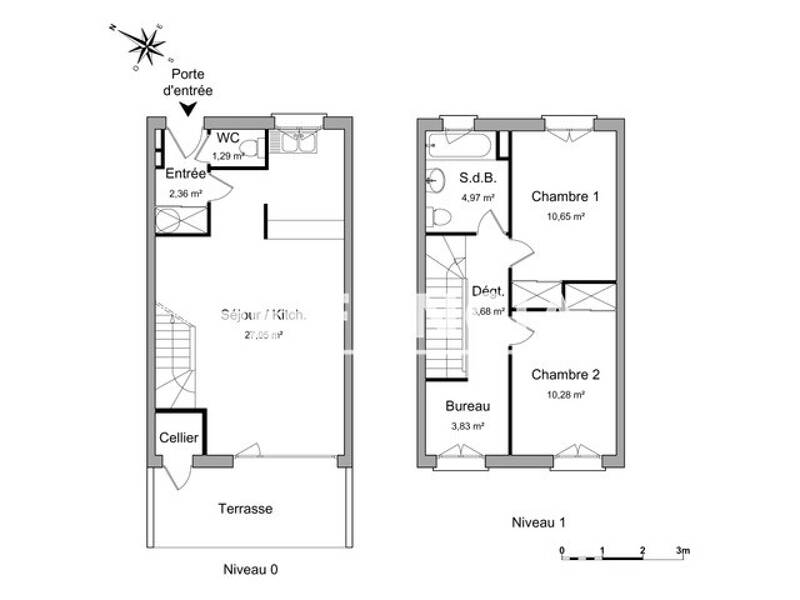 Maison à louer, 64m², BIGANOS