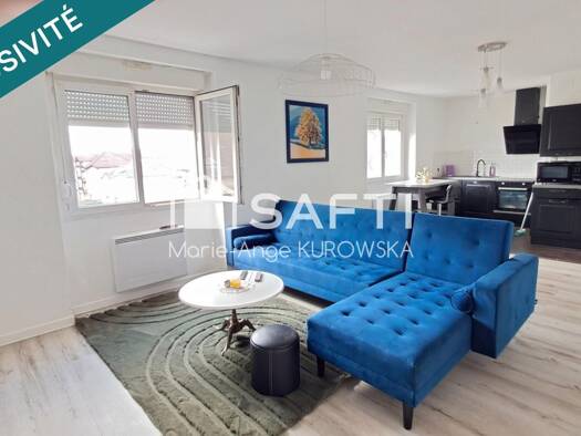 Appartement à vendre 145 000 € 3 pièces 2 chambres 67 m² Étage 3/3 Sud Est Hagondange 57300