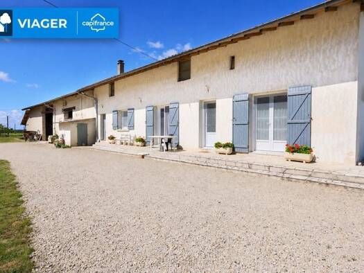 Maison en viager occupé Bouquet 56 000 € 4 pièces 3 chambres 90 m² 28 000 m² de terrain Chavannes-sur-Reyssouze 01190