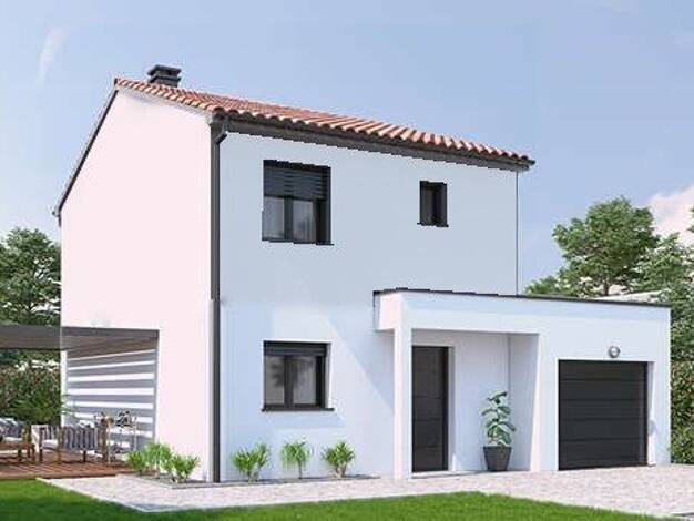 Terrain avec maison neuve à vendre 243 500 € 1 pièce 1 chambre 88 m² Beauvoir-de-Marc 38440