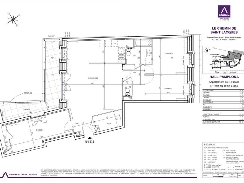 Maison à louer, 102m², LE BLANC MESNIL