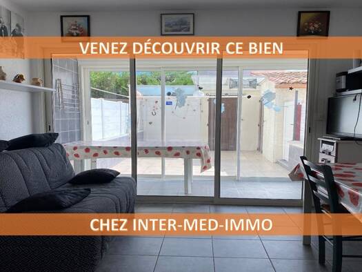 Appartement à vendre 199 000 € 2 pièces 1 chambre 36 m² RDC Peripherie Marseillan 34340