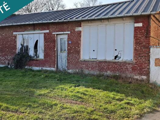 Maison à vendre 24 464 € 2 pièces 1 chambre 40 m² 1 112 m² de terrain Etricourt-Manancourt 80360
