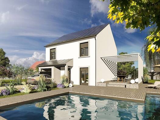 Terrain avec maison neuve à vendre 389 962 € 7 pièces 5 chambres 124 m² 320 m² de terrain Montry 77450