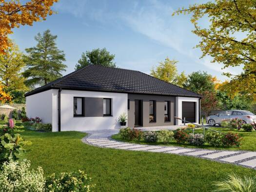 Terrain avec maison neuve à vendre 300 000 € 4 pièces 3 chambres 90,5 m² 811 m² de terrain Bourg-Achard 27310
