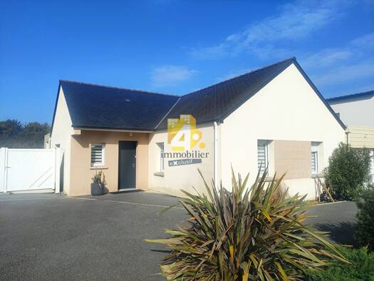 Maison de plain-pied à vendre 393 300 € 4 pièces 3 chambres 132 m² 670 m² de terrain Campagne Pontchâteau 44160