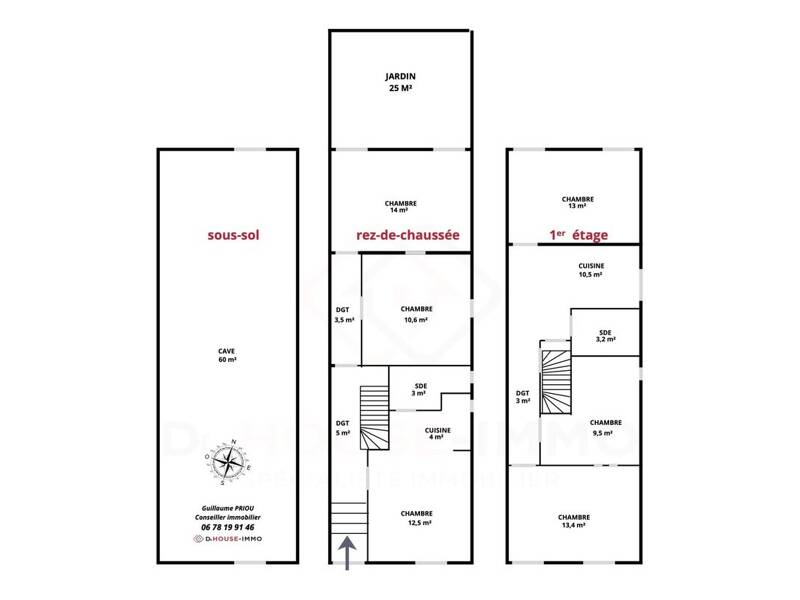 Maison à vendre, 108m², BORDEAUX