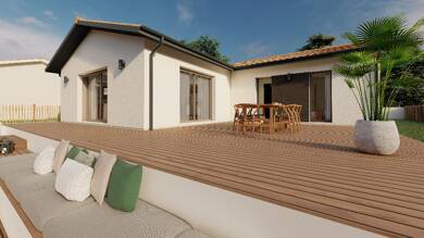 Terrain avec maison neuve à vendre 315 000 € Aubiac 47310