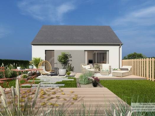 Terrain avec maison neuve à vendre 256 000 € 3 pièces 1 chambre 57 m² 402 m² de terrain Trégastel 22730