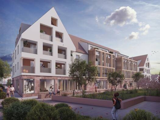 Appartement à vendre - neuf 216 275 € 3 pièces 2 chambres 62 m² Étage 1/3 Centre Ouest Guebwiller 68500