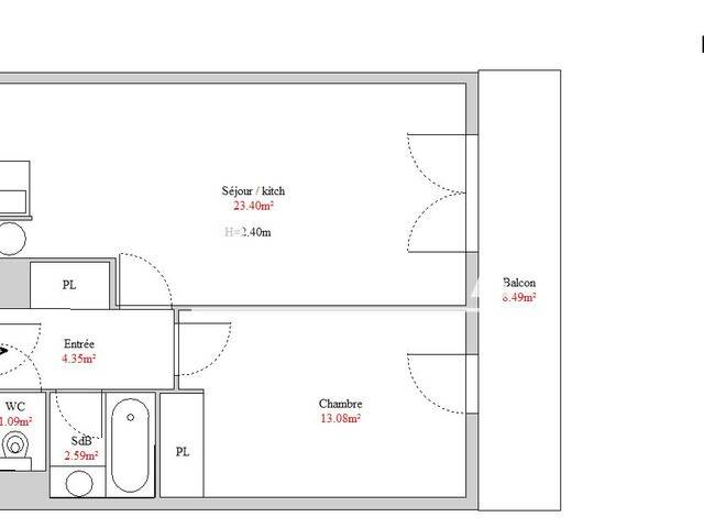 Maison à louer, 44m², MULHOUSE