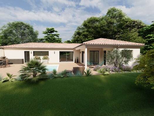 Terrain avec maison neuve à vendre 370 000 € 3 pièces 2 chambres 130 m² 2 000 m² de terrain Bourg 33710