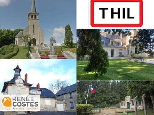 Maison en viager occupé Bouquet 81 199 € 5 pièces 3 chambres 110 m² 1 292 m² de terrain Thil 51220