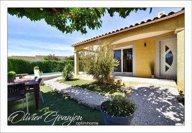 Maison de plain-pied à vendre 350 000 € 5 pièces 3 chambres 108 m² 496 m² de terrain Adissan 34230