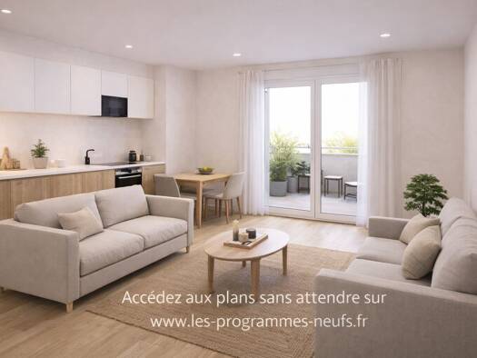 Appartement à vendre - neuf 496 000 € 5 pièces 4 chambres 99,2 m² Jean Jaures Villeneuve-la-Garenne 92390