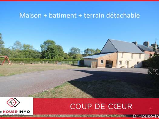 Maison à vendre 233 500 € 5 pièces 3 chambres 105 m² 2 645 m² de terrain Le Molay-Littry 14330