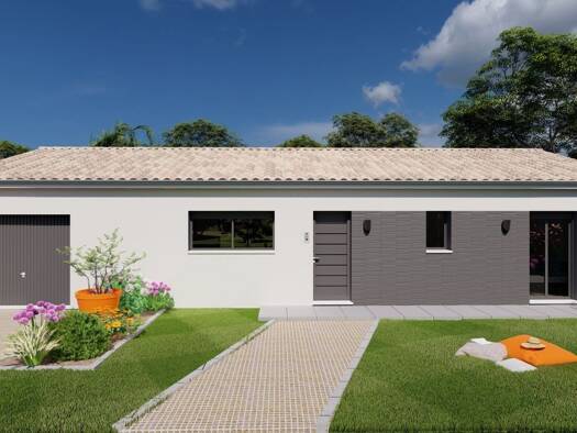 Terrain avec maison neuve à vendre 158 500 € 3 pièces 2 chambres 74 m² 960 m² de terrain Annesse-et-Beaulieu 24430