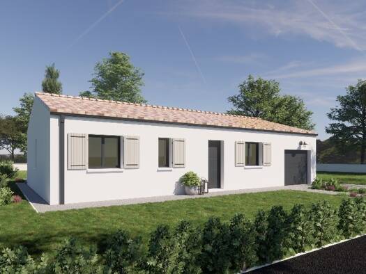Terrain avec maison neuve à vendre 180 000 € 3 pièces 3 chambres 84 m² 601 m² de terrain Roullet-Saint-Estèphe 16440