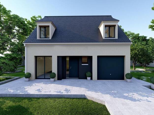Terrain avec maison neuve à vendre 379 000 € 4 pièces 3 chambres 100 m² 430 m² de terrain Franconville 95130