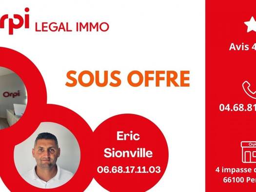 Appartement à vendre 120 000 € 1 pièce 45 m² 1 étages Saint Martin Perpignan 66000