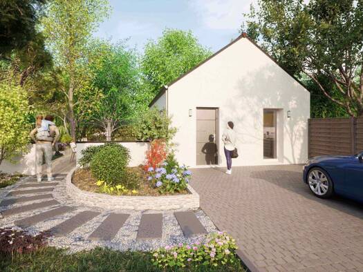 Terrain avec maison neuve à vendre 130 000 € 2 pièces 1 chambre 39 m² 449 m² de terrain Guémené-Penfao 44290