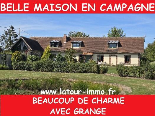 Maison à vendre 284 000 € 5 pièces 4 chambres 169 m² 8 750 m² de terrain Nonancourt 27320