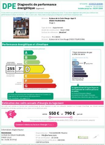 Maison à louer, 24m², TOURCOING
