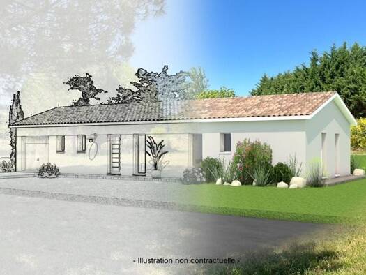 Terrain avec maison neuve à vendre 236 150 € 4 pièces 3 chambres 115 m² 900 m² de terrain Bazens 47130
