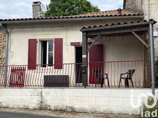 Maison à vendre 60 000 € 2 pièces 1 chambre 30 m² 55 m² de terrain Rioux-Martin 16210