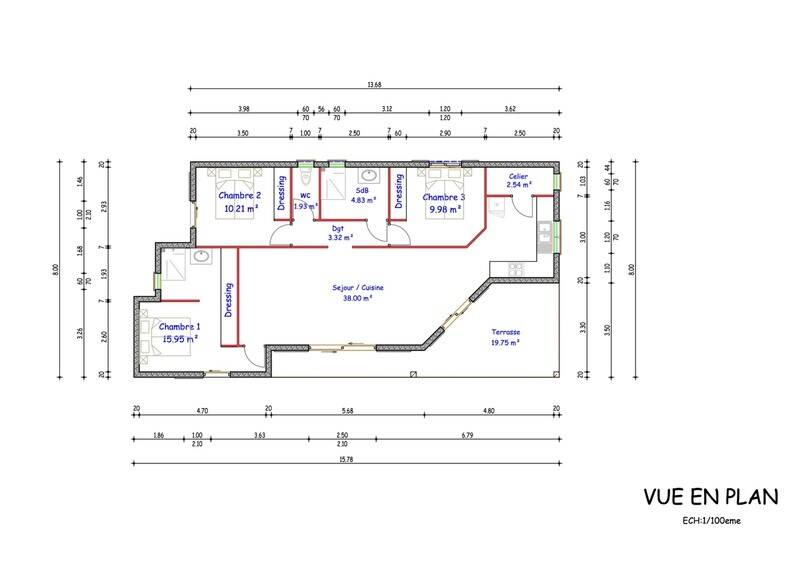 Maison à vendre, 87m², SAINT LOUIS